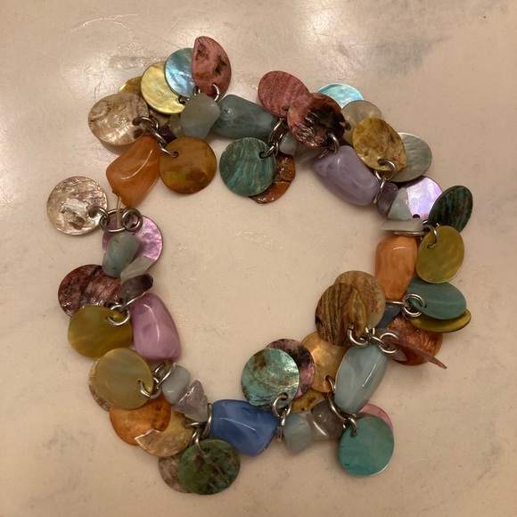 Lia Sophia Retired Shell Bracelet - “Fruity Pebbles” - Picture 3 of 3